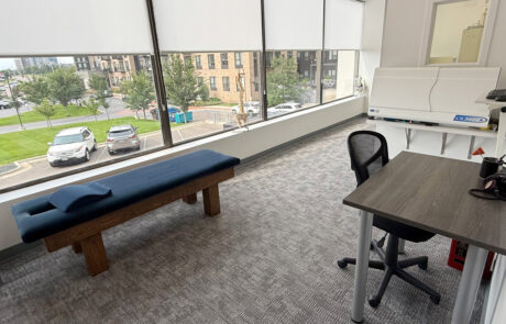 Exam room with x-ray